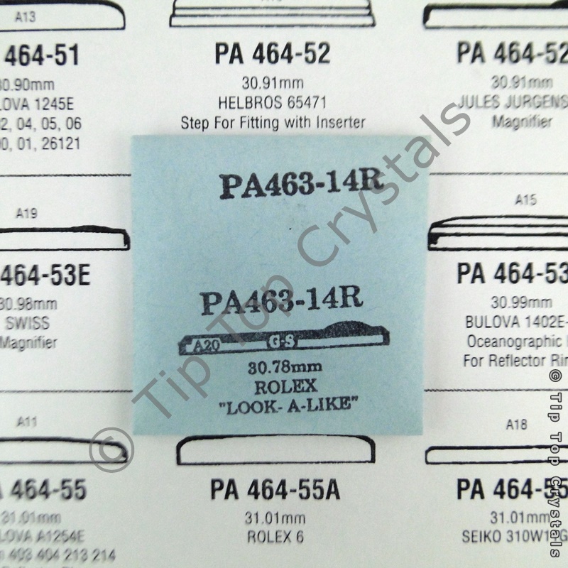 GS PA463-14R Watch Crystal - Click Image to Close