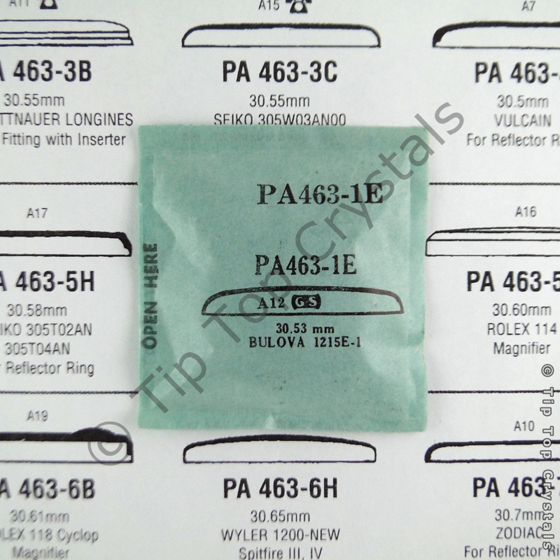 GS PA463-1E Watch Crystal - Click Image to Close