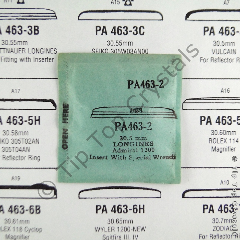 GS PA463-2 Watch Crystal - Click Image to Close