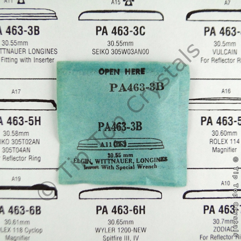 GS PA463-3B Watch Crystal - Click Image to Close