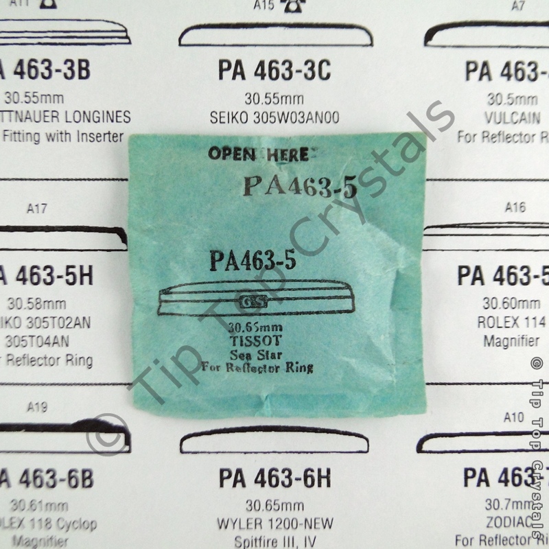 GS PA463-5 Watch Crystal - Click Image to Close