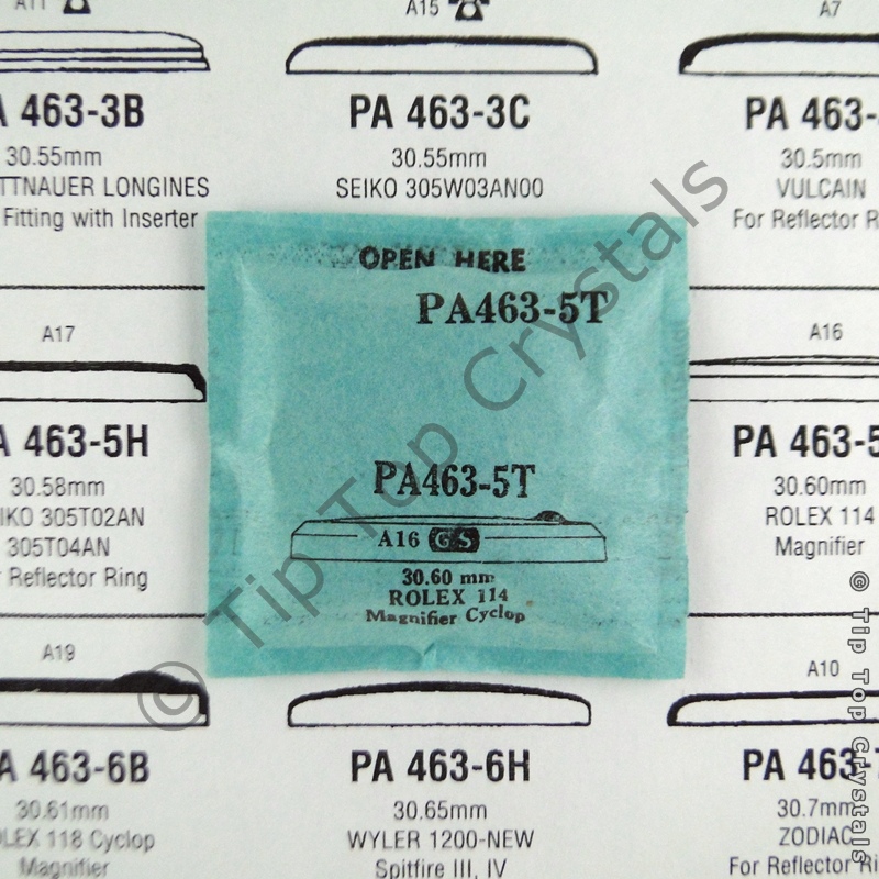 GS PA463-5T Watch Crystal - Click Image to Close