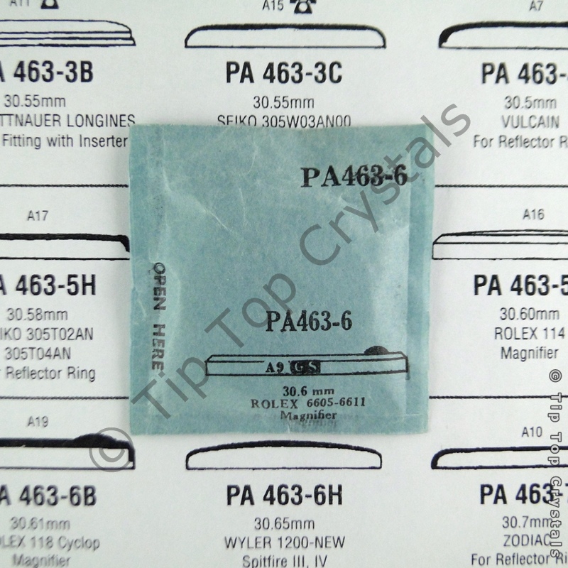 GS PA463-6 Watch Crystal - Click Image to Close