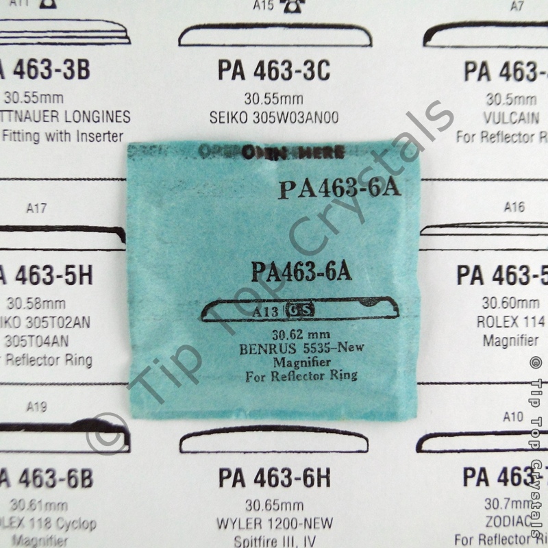 GS PA463-6A Watch Crystal - Click Image to Close