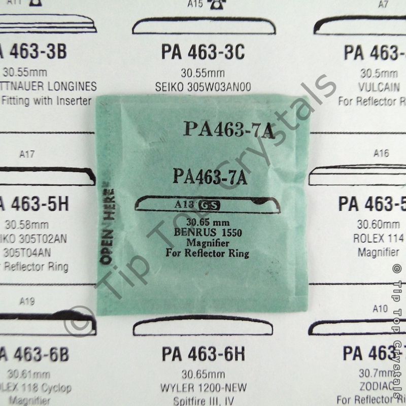 GS PA463-7A Watch Crystal - Click Image to Close