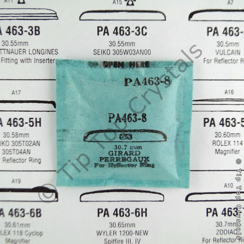 GS PA463-8 Watch Crystal - Click Image to Close