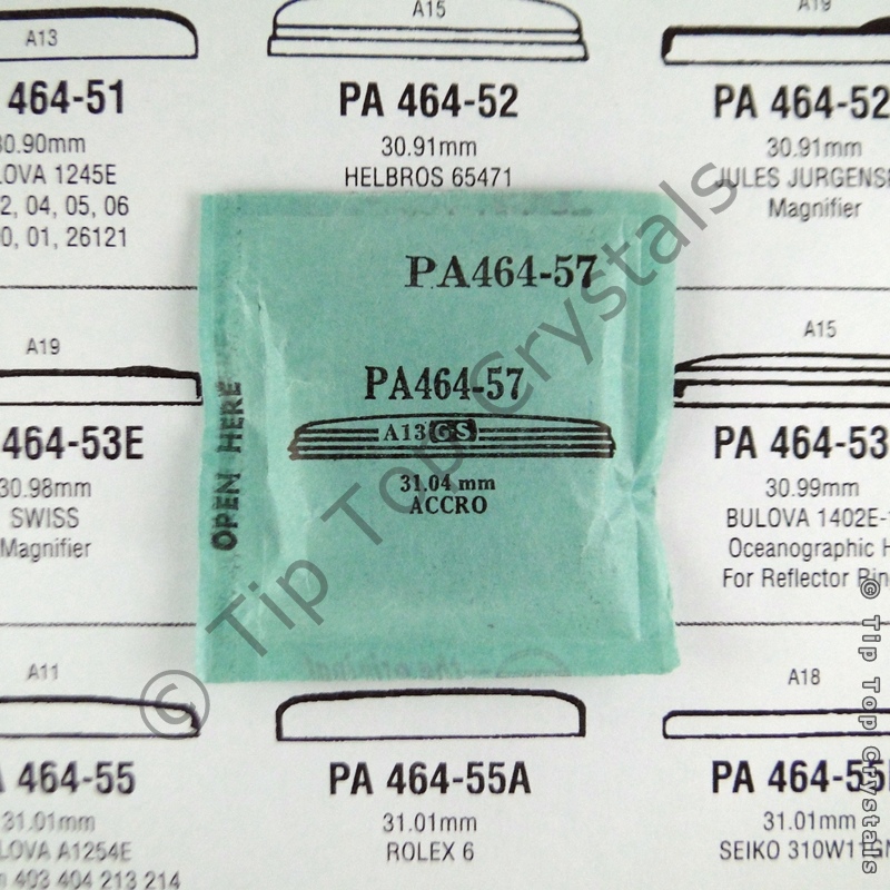 GS PA464-57 Watch Crystal - Click Image to Close