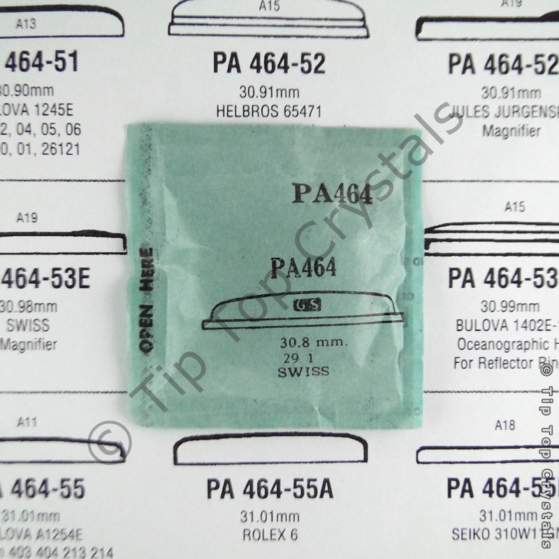 GS PA464 Watch Crystal - Click Image to Close