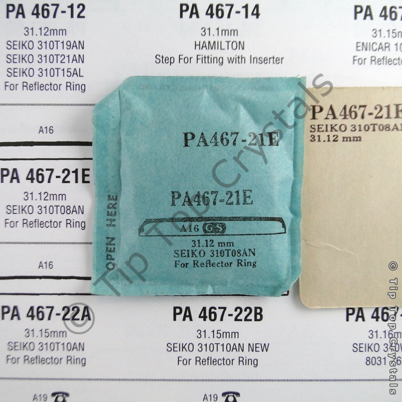 GS PA467-21E Watch Crystal - Click Image to Close