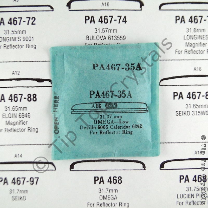 GS PA467-35A Watch Crystal - Click Image to Close