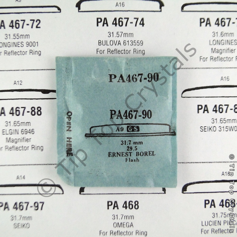 GS PA467-90 Watch Crystal - Click Image to Close