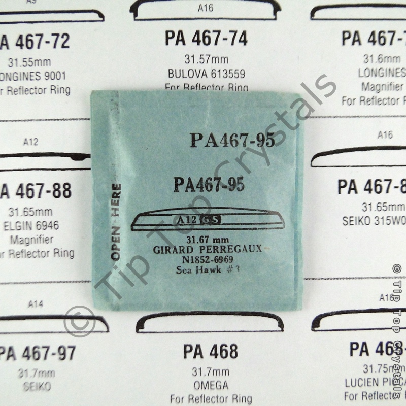 GS PA467-95 Watch Crystal - Click Image to Close