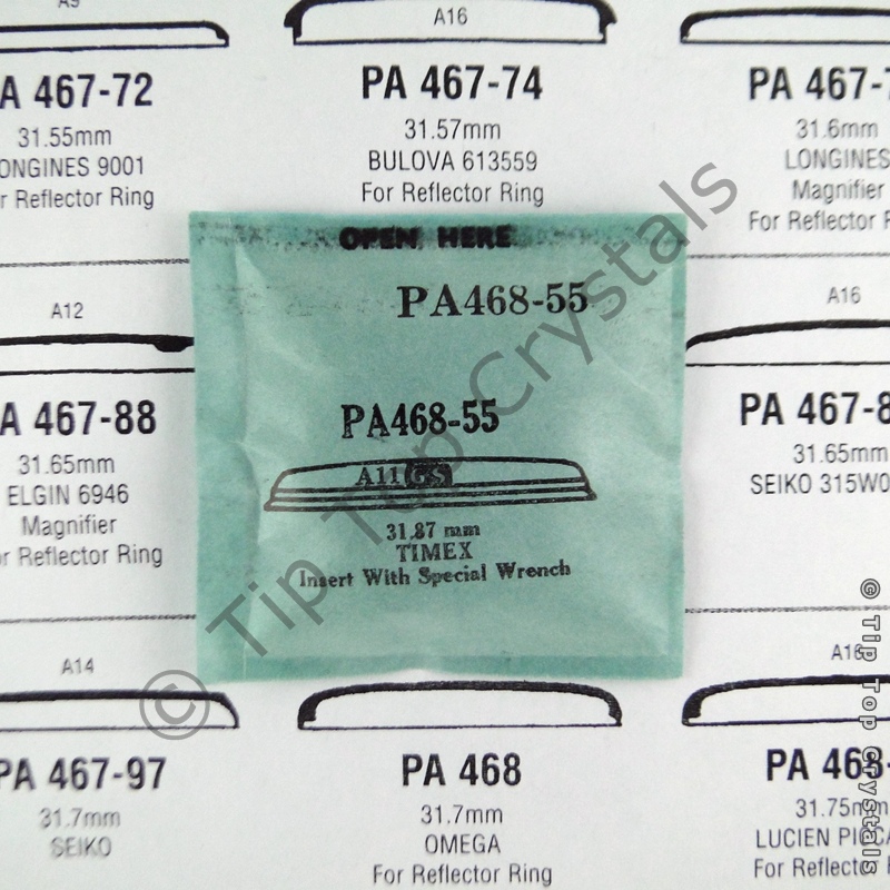 GS PA468-55 Watch Crystal - Click Image to Close