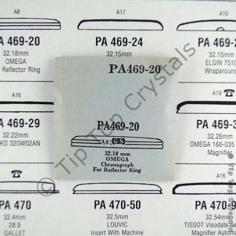 GS PA469-20 Watch Crystal - Click Image to Close