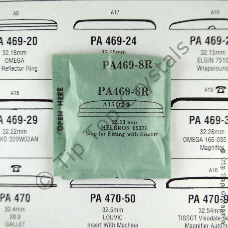 GS PA469-8R Watch Crystal - Click Image to Close