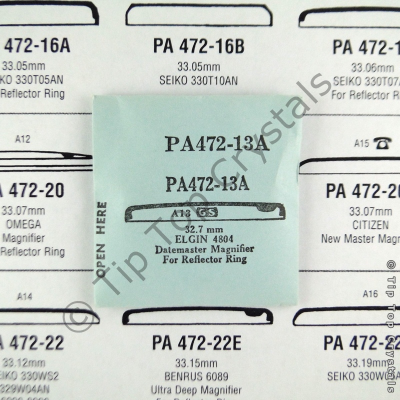 GS PA472-13A Watch Crystal - Click Image to Close