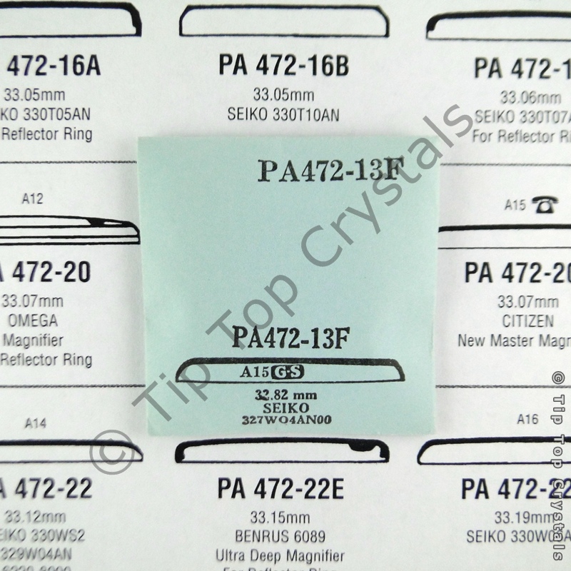 GS PA472-13F Watch Crystal - Click Image to Close