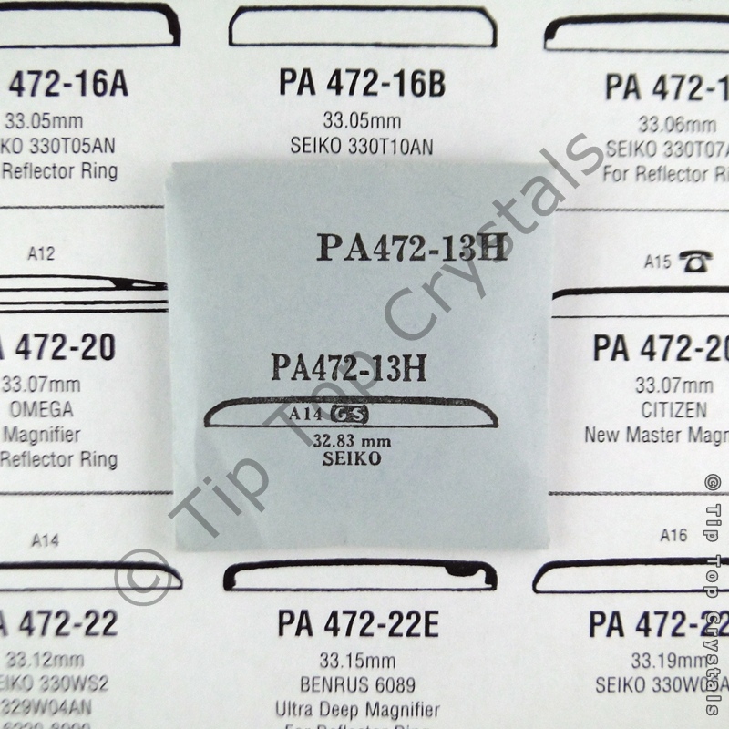 GS PA472-13H Watch Crystal - Click Image to Close