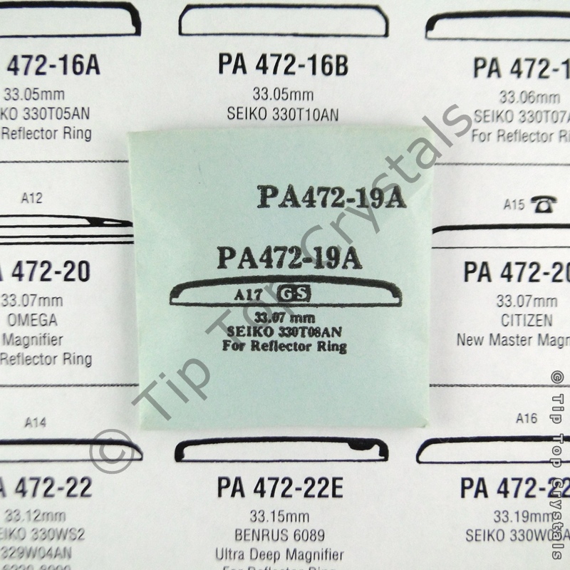 GS PA472-19A Watch Crystal - Click Image to Close