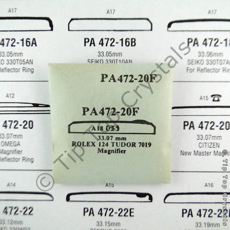 GS PA472-20F Watch Crystal - Click Image to Close