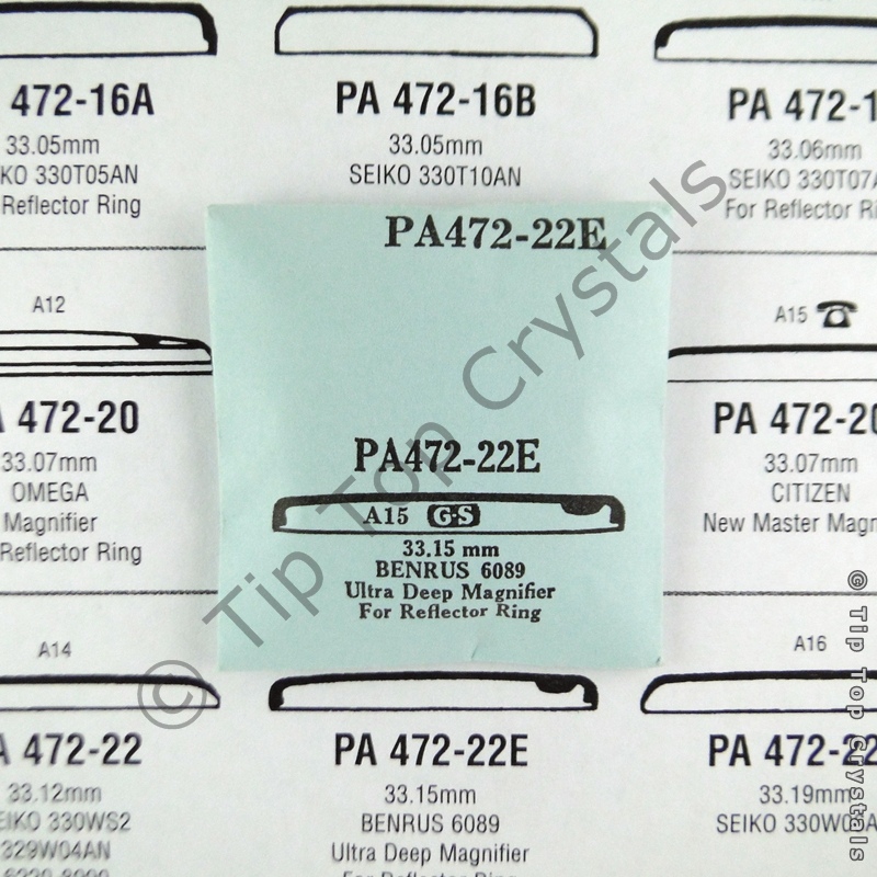 GS PA472-22E Watch Crystal - Click Image to Close