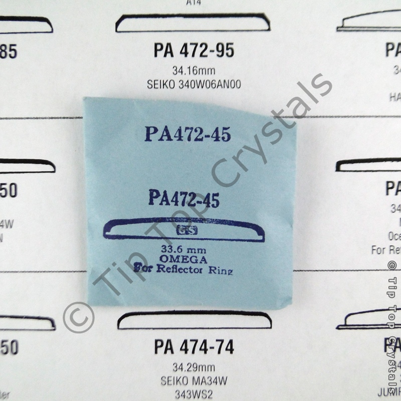 GS PA472-45 Watch Crystal - Click Image to Close