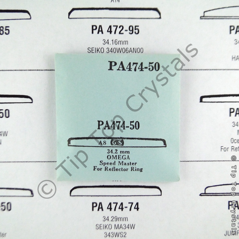 GS PA474-50 Watch Crystal - Click Image to Close