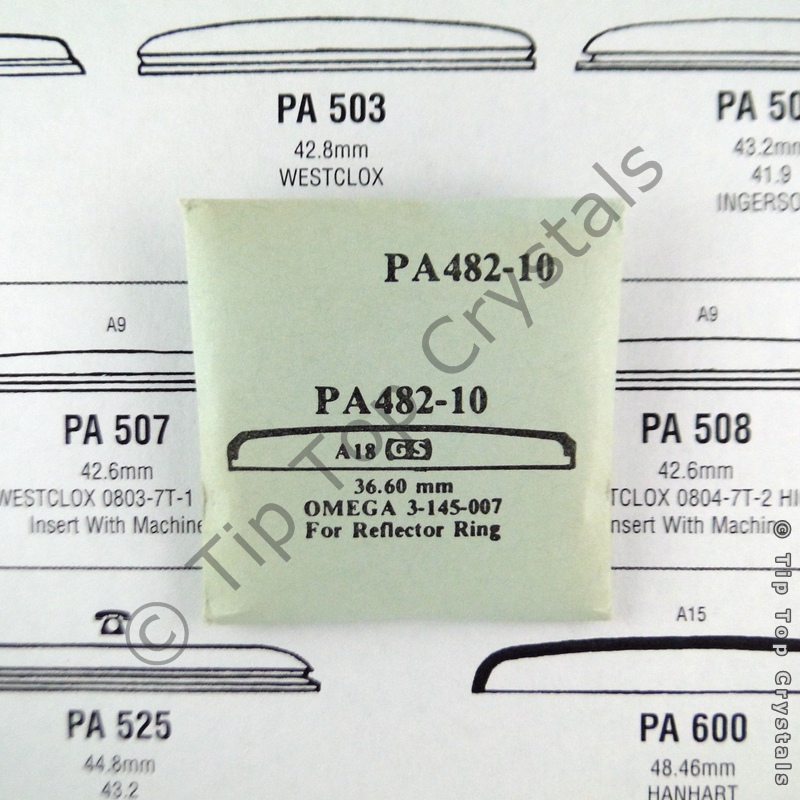 GS PA482-10 Watch Crystal - Click Image to Close