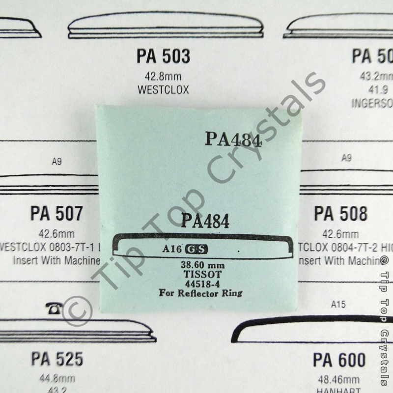 GS PA484 Watch Crystal - Click Image to Close