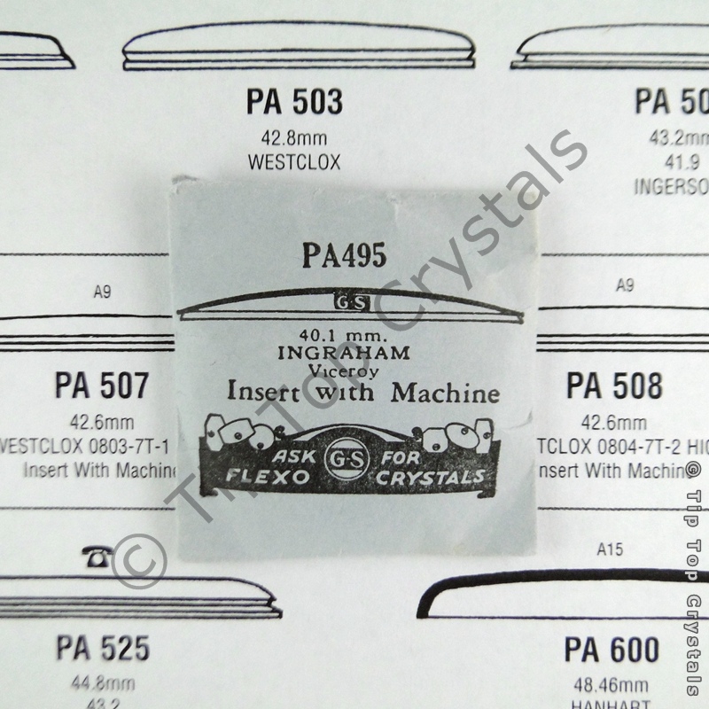 GS PA495 Watch Crystal - Click Image to Close