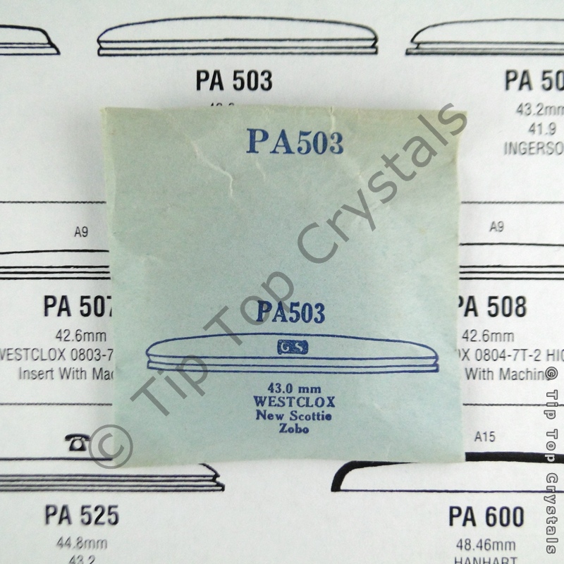 GS PA503 Watch Crystal - Click Image to Close