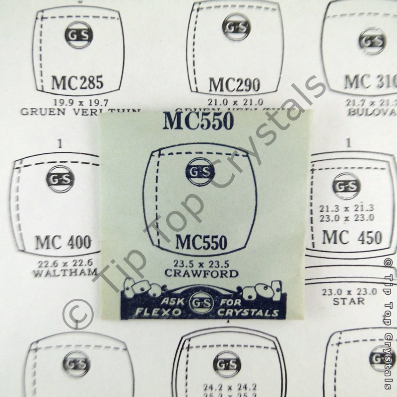 GS MC550 Watch Crystal - Click Image to Close