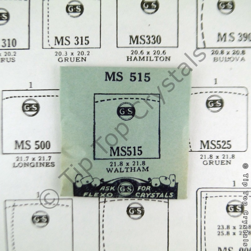 GS MS515 Watch Crystal - Click Image to Close
