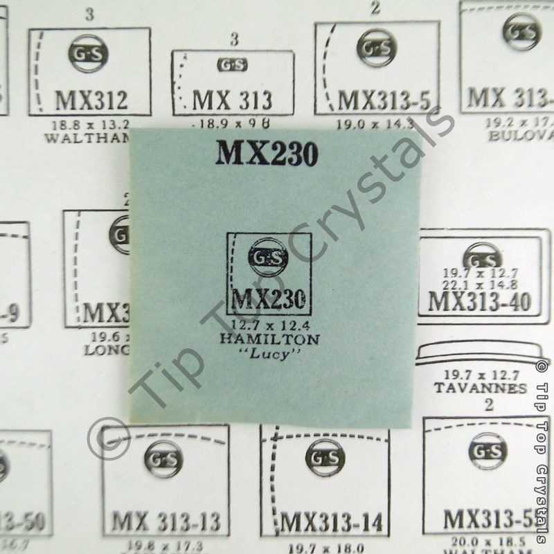 GS MX230 Watch Crystal - Click Image to Close