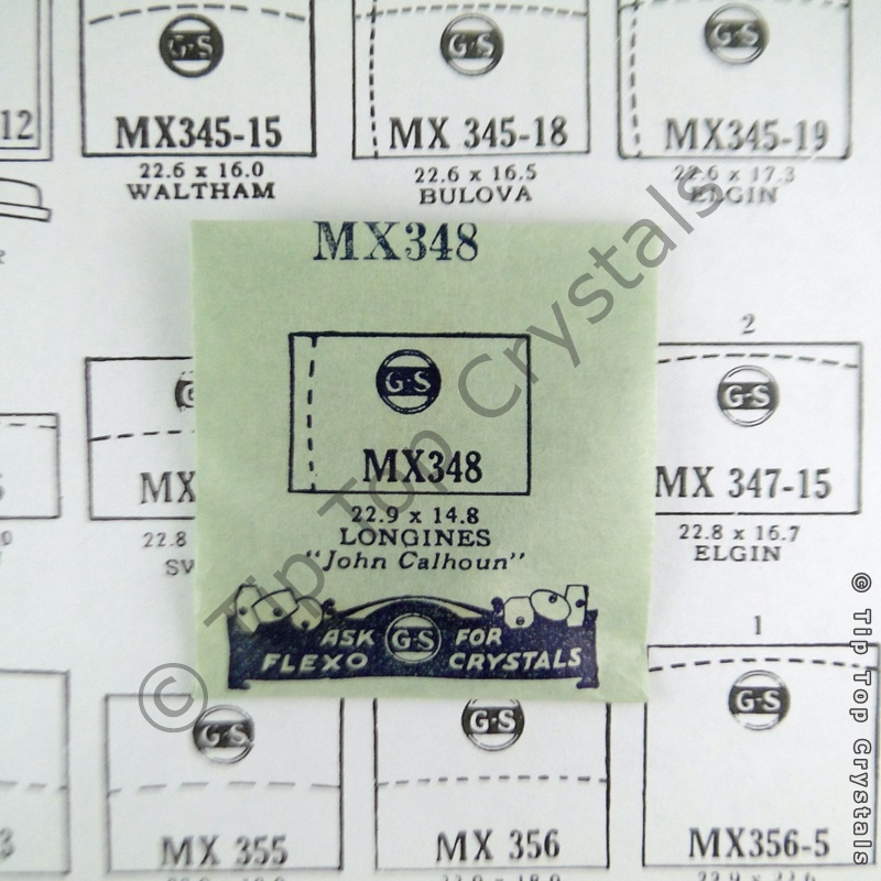 GS MX348 Watch Crystal - Click Image to Close