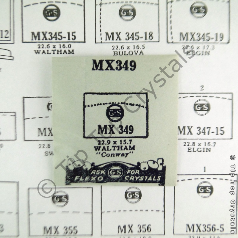 GS MX349 Watch Crystal - Click Image to Close