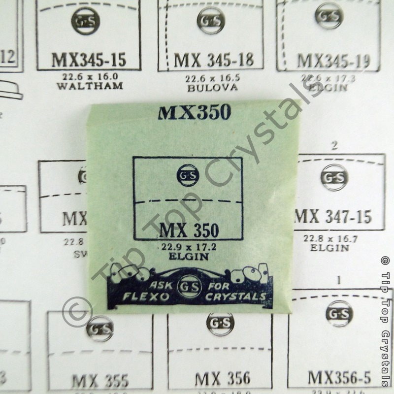 GS MX350 Watch Crystal - Click Image to Close