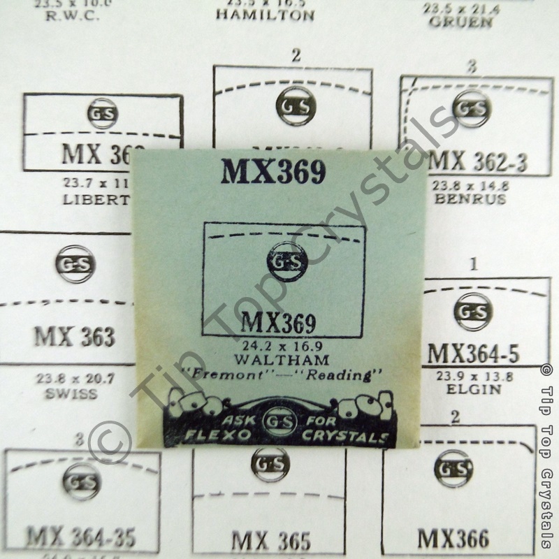 GS MX369 Watch Crystal - Click Image to Close