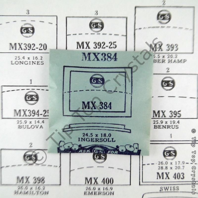 GS MX384 Watch Crystal - Click Image to Close