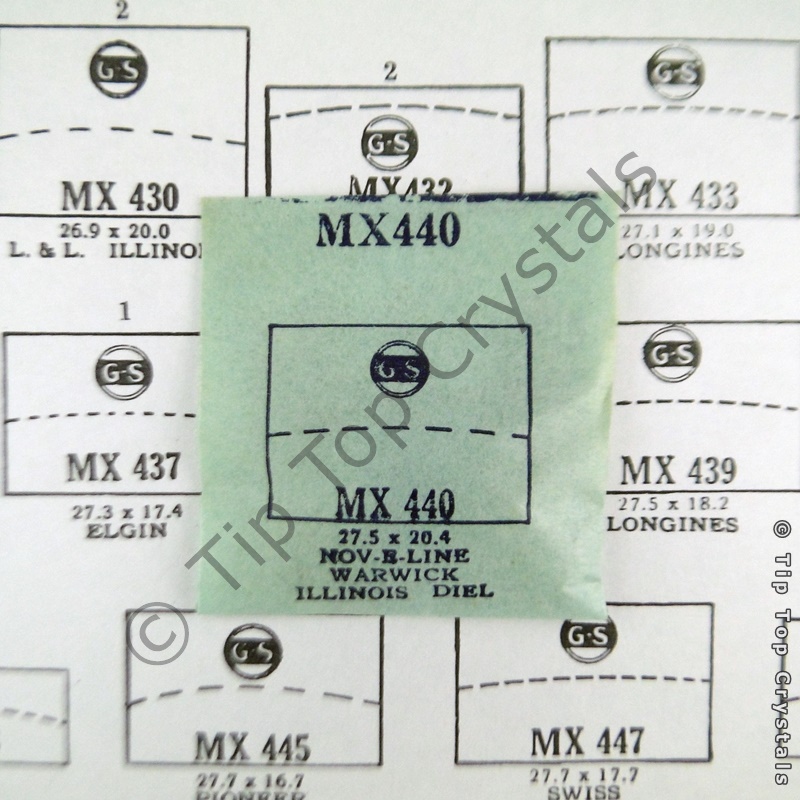GS MX440 Watch Crystal - Click Image to Close