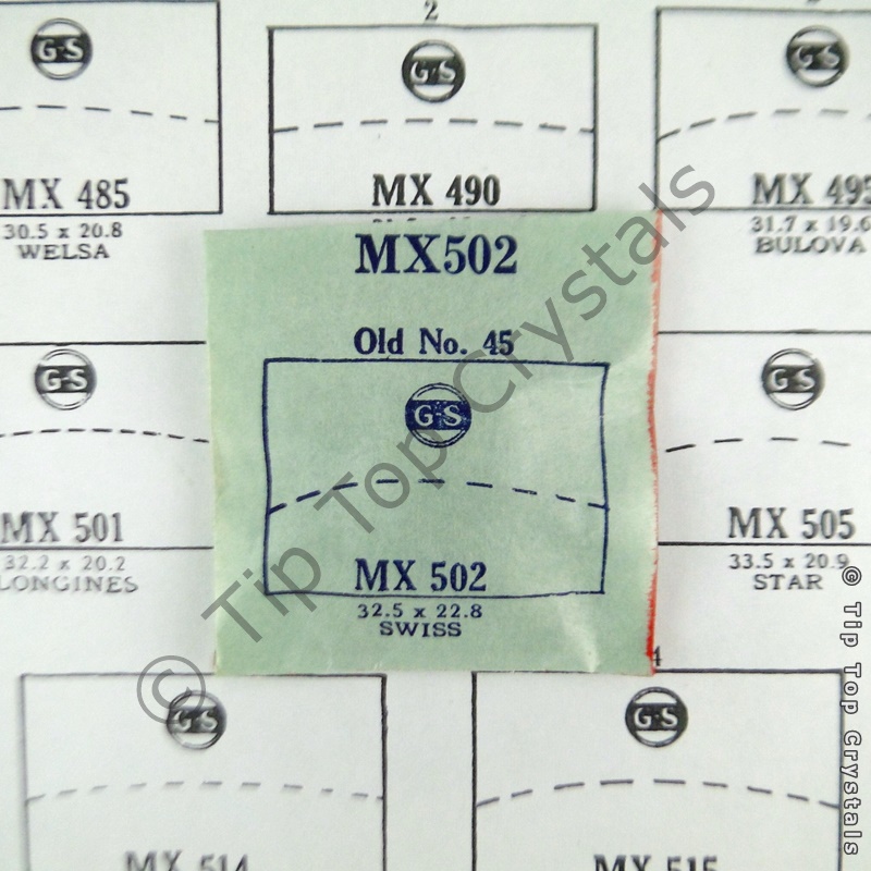 GS MX502 Watch Crystal - Click Image to Close