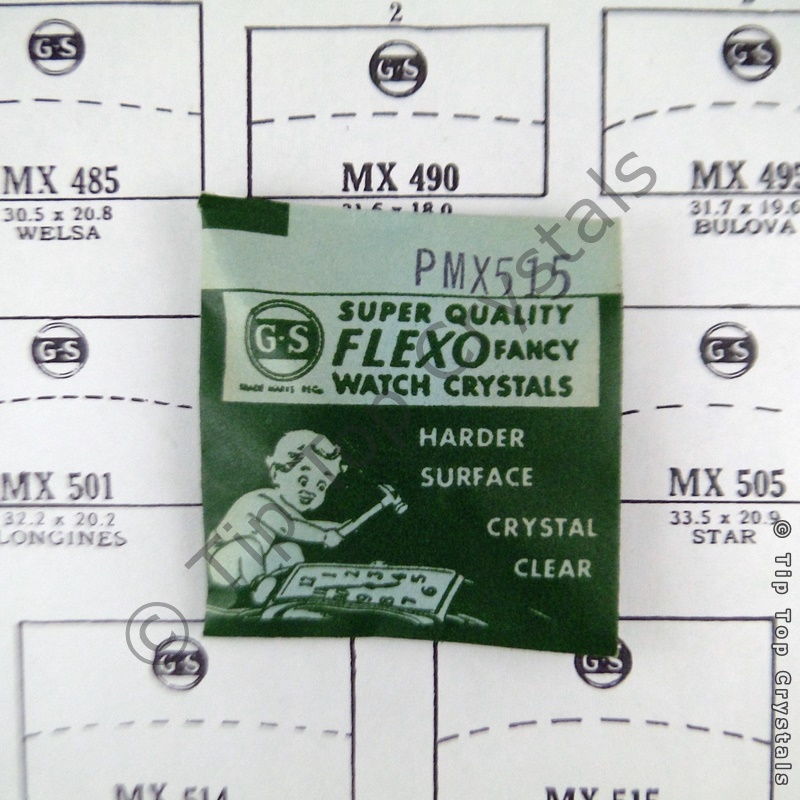 GS MX515 Watch Crystal - Click Image to Close