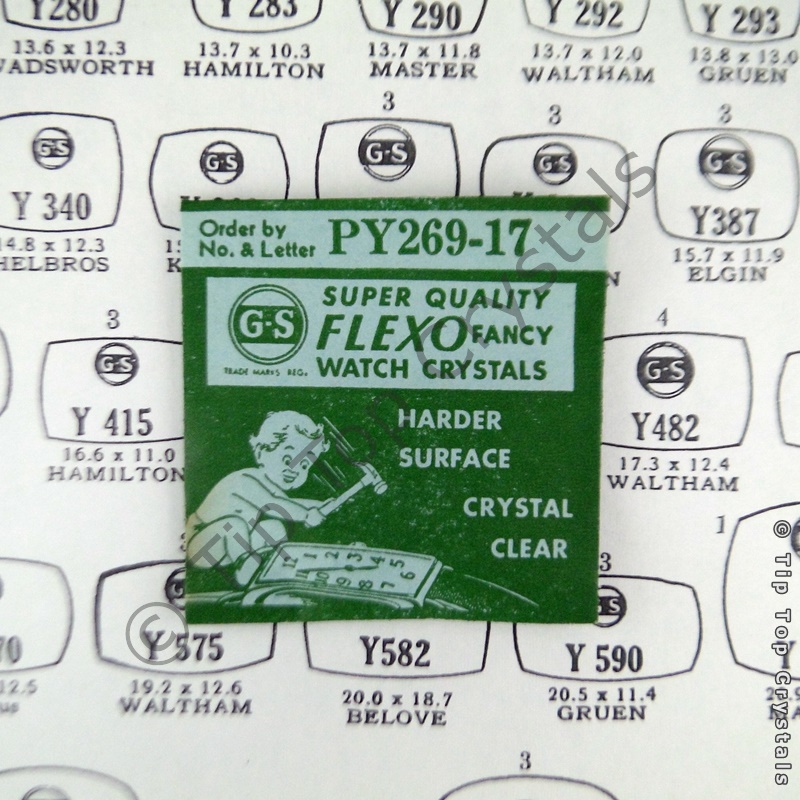 GS Y269-17 Watch Crystal - Click Image to Close