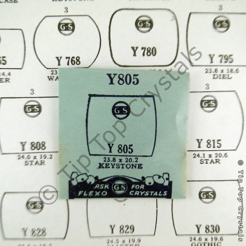 GS Y805 Watch Crystal - Click Image to Close
