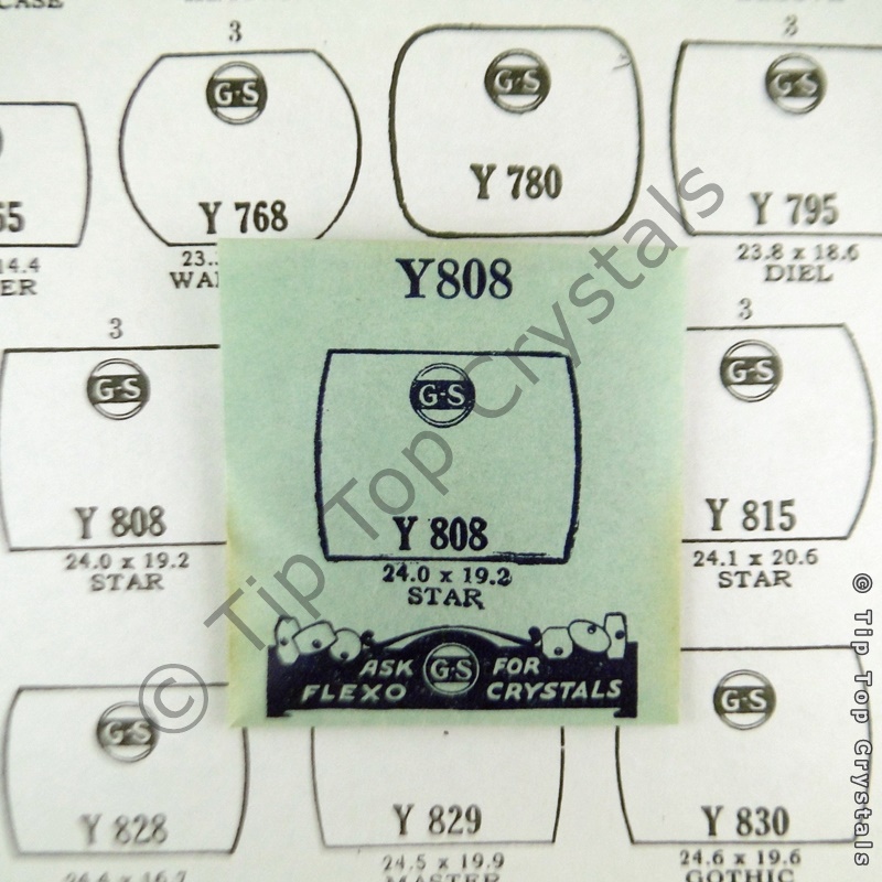 GS Y808 Watch Crystal - Click Image to Close