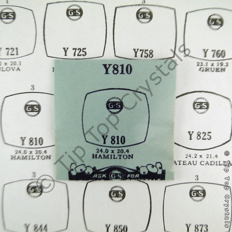 GS Y810 Watch Crystal - Click Image to Close