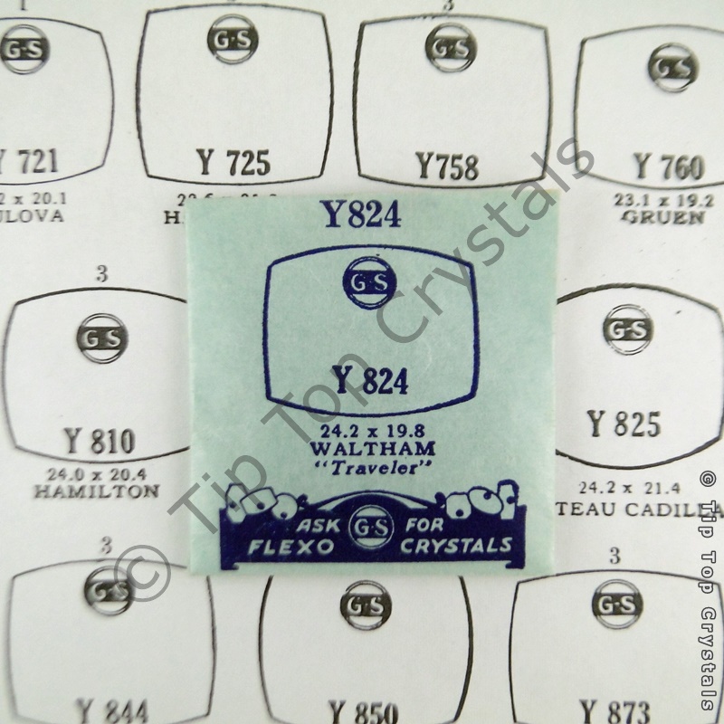GS Y824 Watch Crystal - Click Image to Close