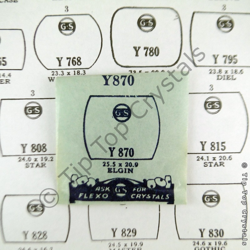 GS Y870 Watch Crystal - Click Image to Close
