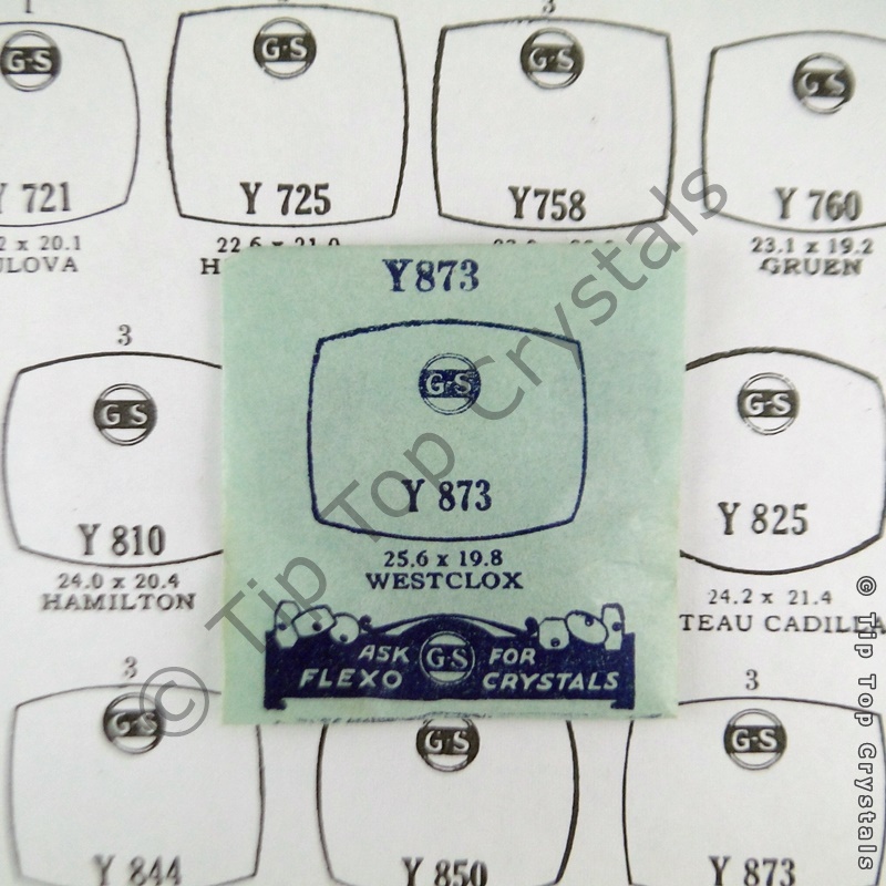 GS Y873 Watch Crystal - Click Image to Close