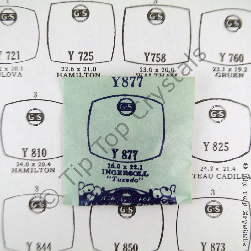 GS Y877 Watch Crystal - Click Image to Close